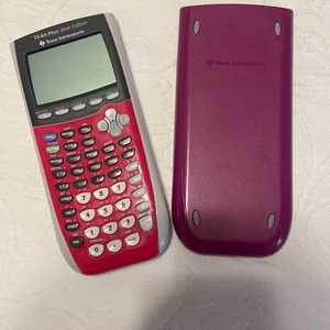 TI-84 plus silver edition pink